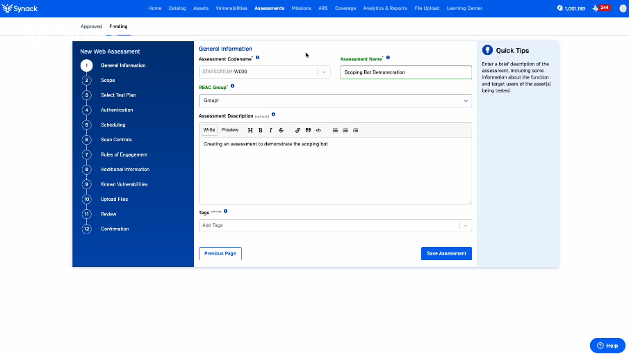 Synack’s AI-powered Scoping Bot 